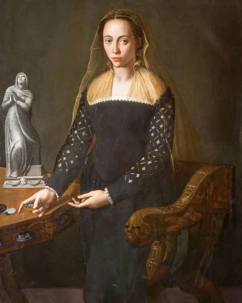 Portrait of Ortensia de Bardi di Montauto, formerly identified as Giulia de' Medici