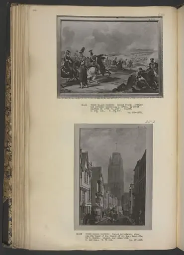 Battle Piece: Cavalry and Infantry contesting a stream