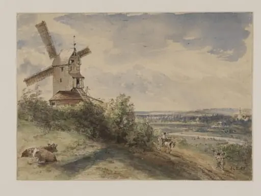 A windmill at Stoke, near Ipswich