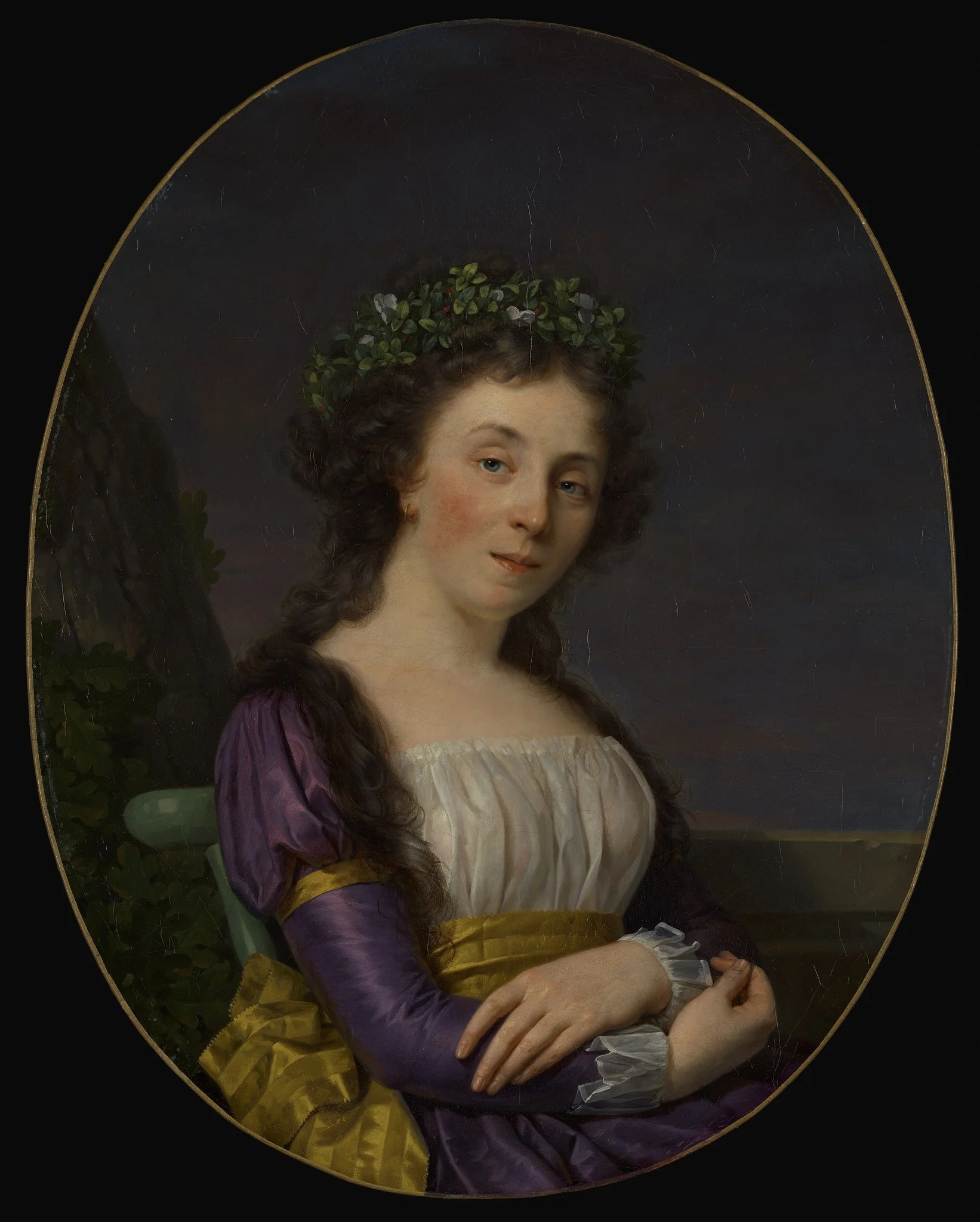 Portrait of Marie-Louise Joubert, née Poulletier de Perigny, by François-Xavier Fabre, oil, 1794