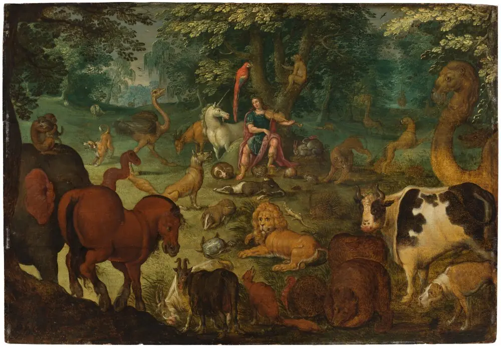 Orpheus Charming the Beasts