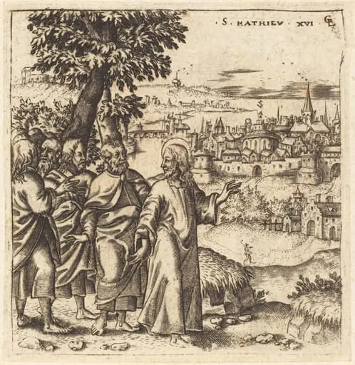 Christ Admonishes His Disciples