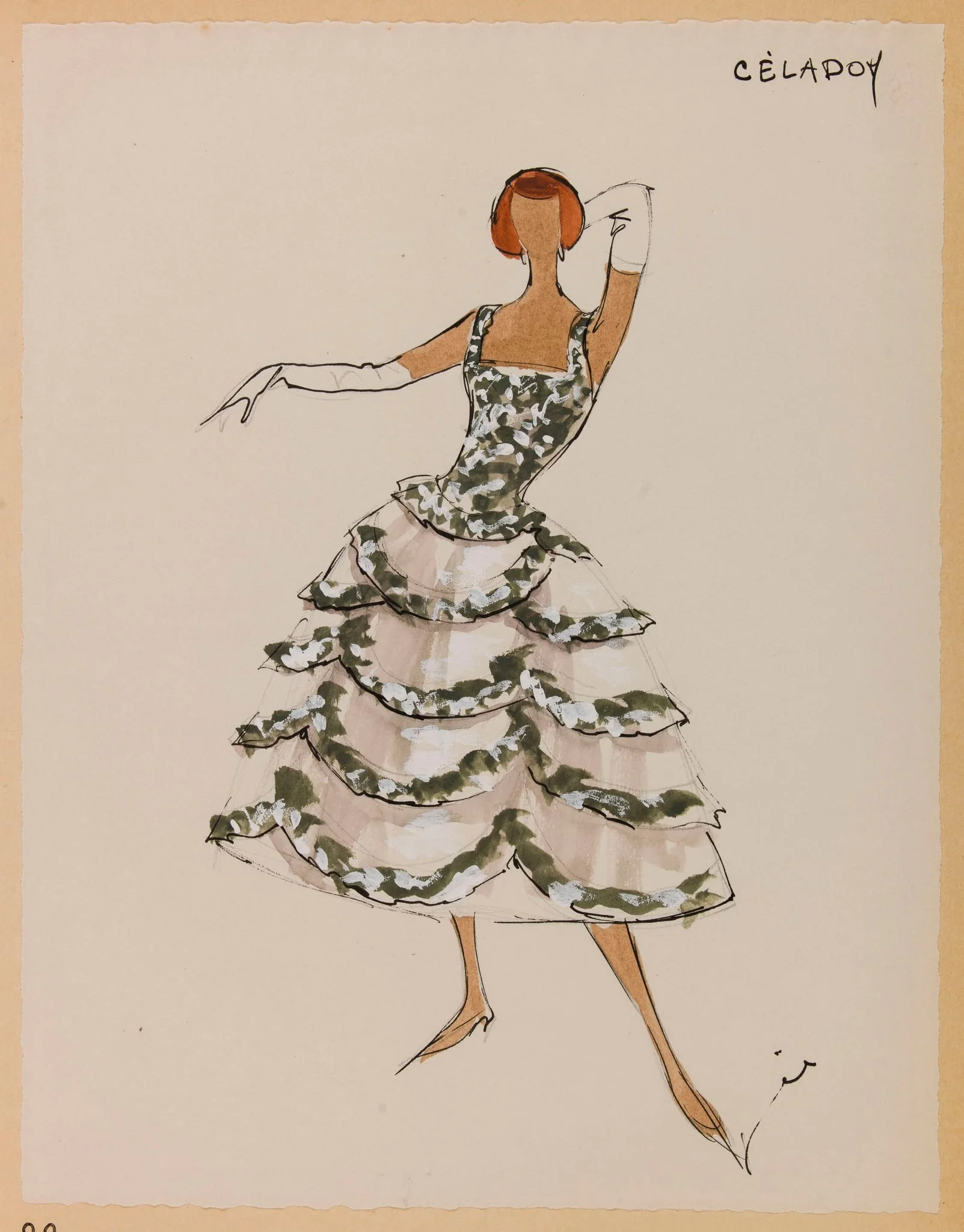 Céladon, by Carven, 1956