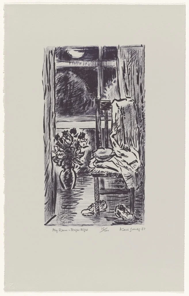 Untitled, by Karl Schrag, ink, 1993