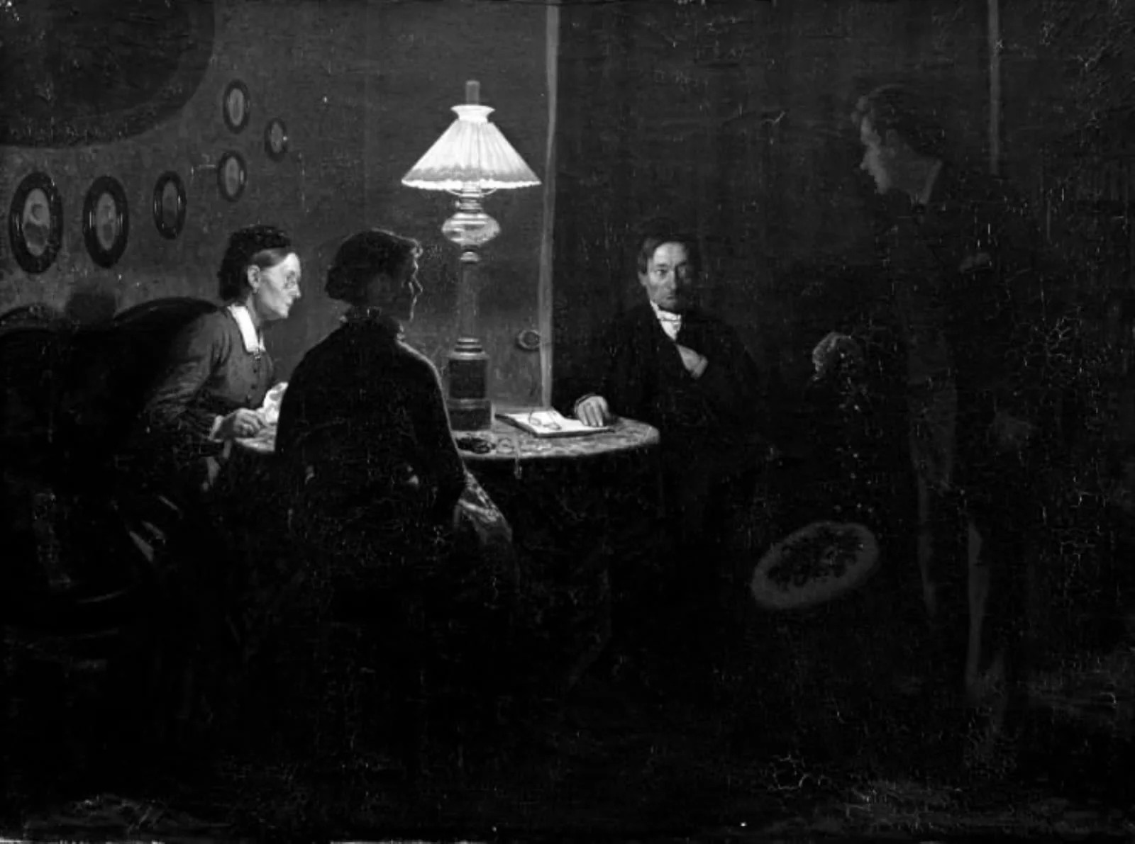 Fader og søn, by Unknown, 1882