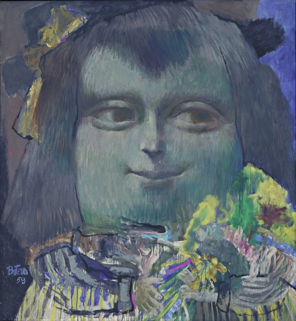 Untitled, by Fernando Botero, oil, 1959