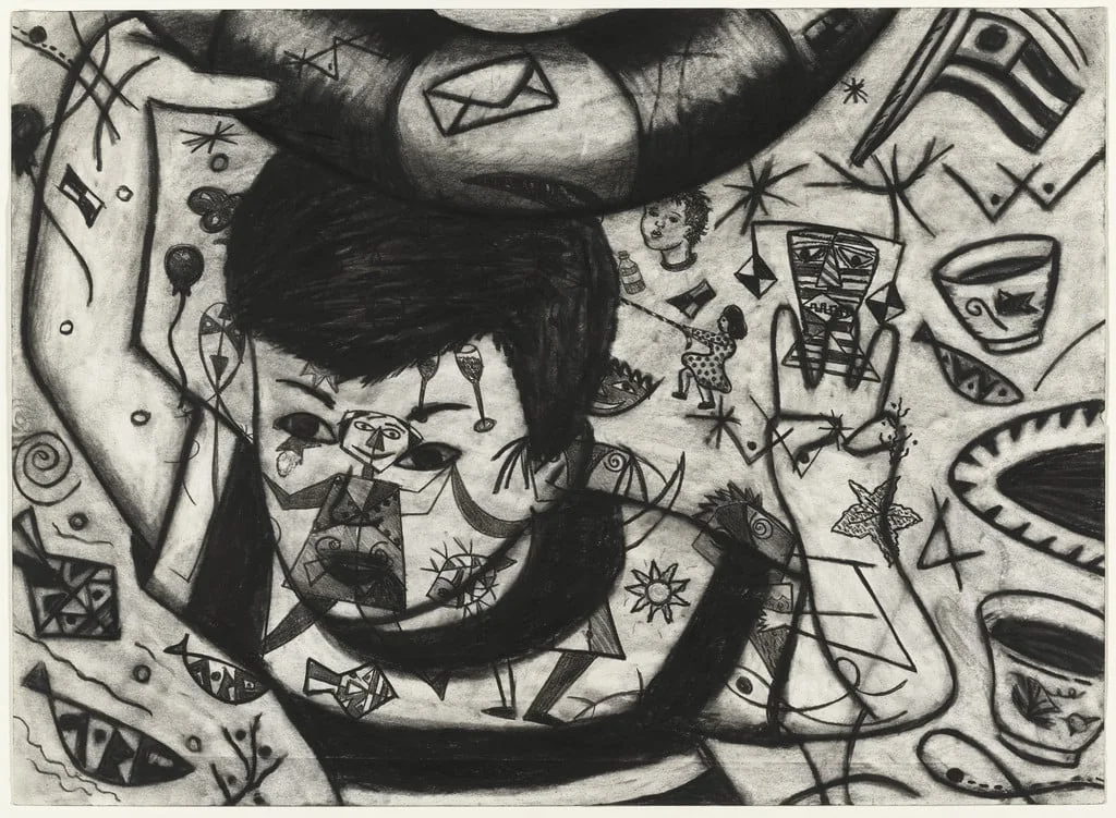 Untitled, by Donald C. Fritz, ink, 1990