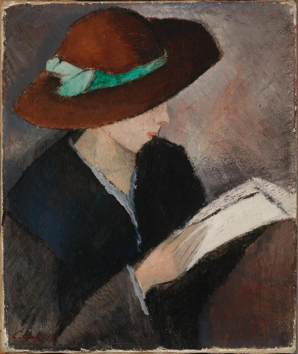 Hattupäinen nainen, by Alvar Cawén, unspecified