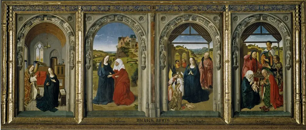 Triptych with Scenes from the Life of the Virgin