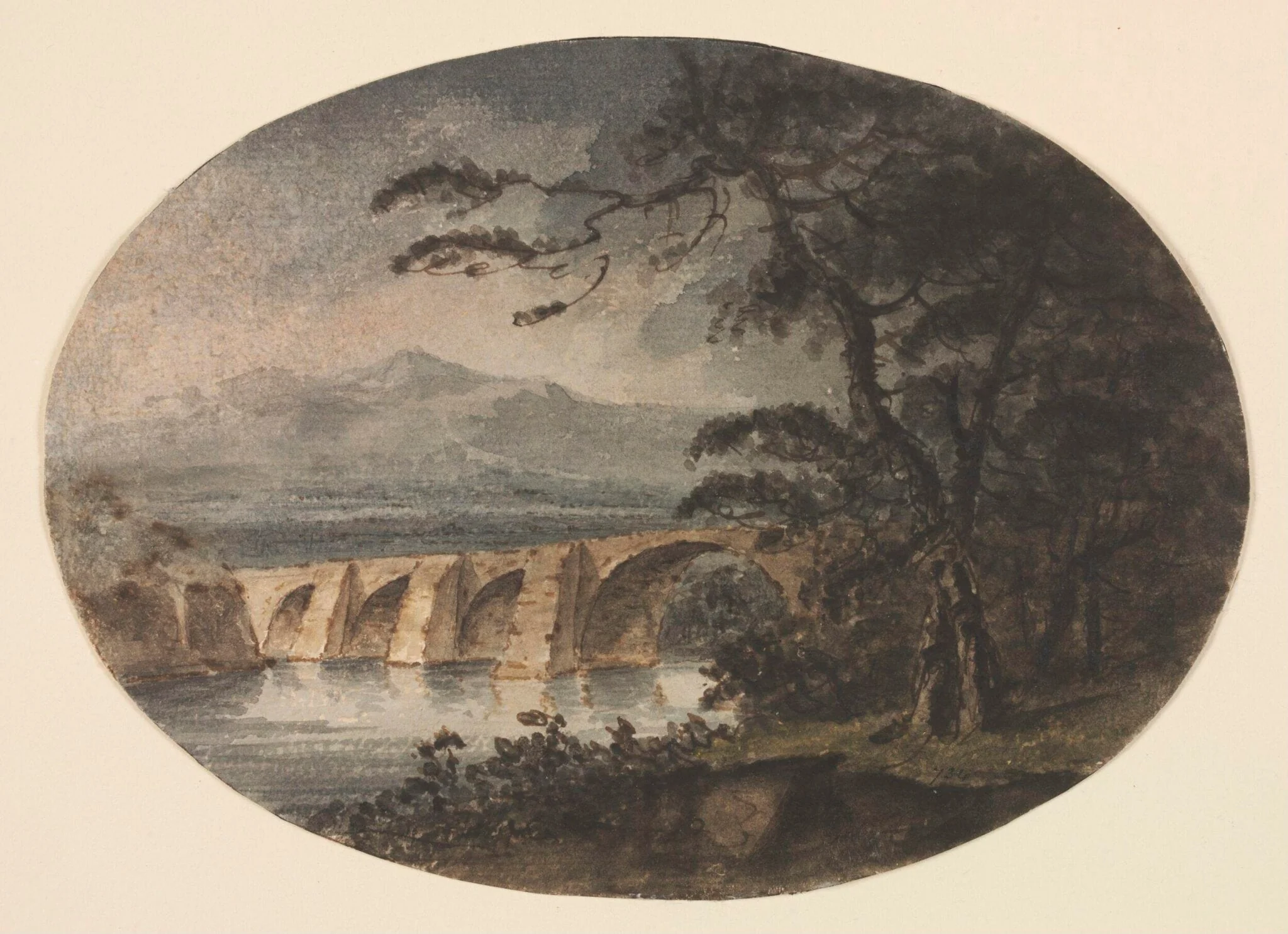 Untitled, by William Gilpin, watercolor, 1850