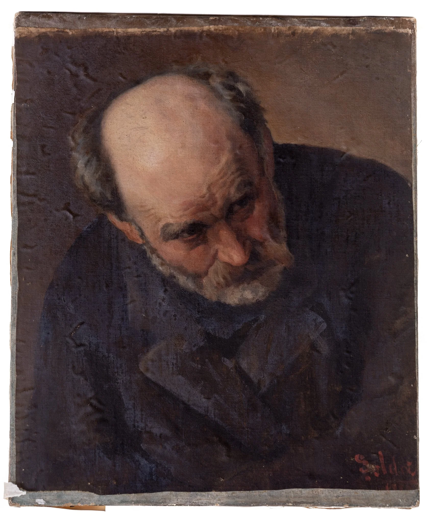 Portret de bătrân, by Ștefan Șoldănescu, unspecified, 1850