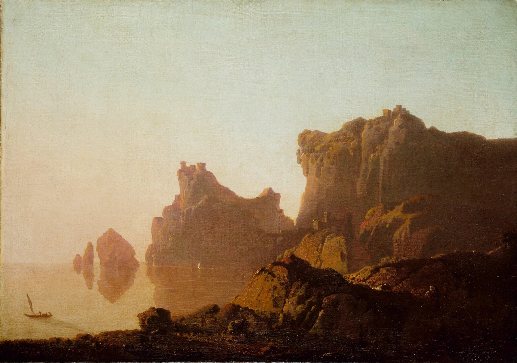 The Gulf of Salerno, by Joseph Wright of Derby, oil, 1784