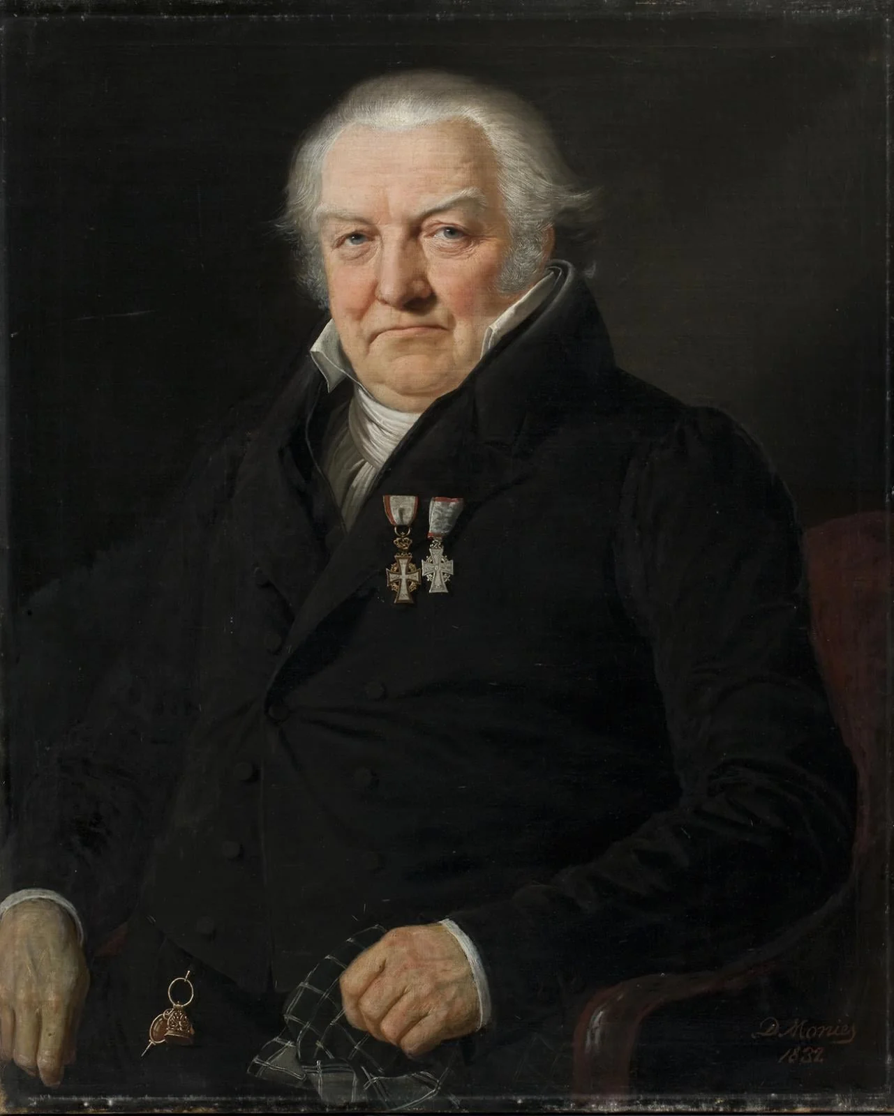 Professor, dr. med. J.D. Herholdt, by Unknown, 1832