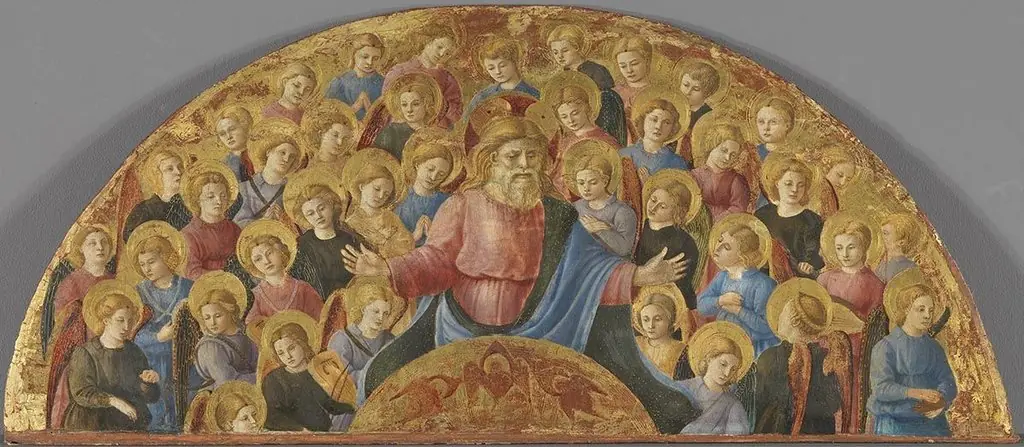 God the Father with angels