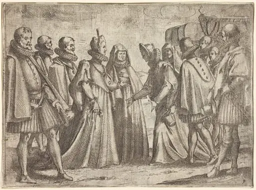 Reception at Mantua [recto]