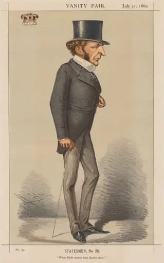 Vanity Fair: Statesman No. 26 "When Birth cannot lead, Brains must."