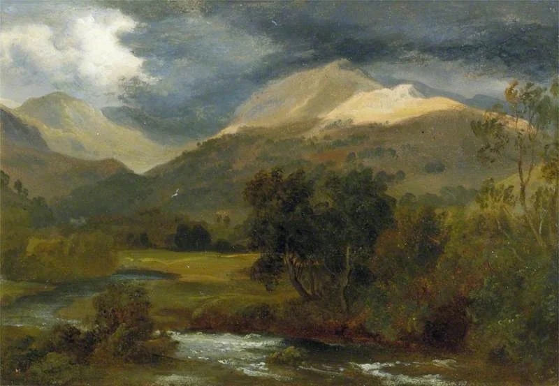 Rydal Mountains, by Ramsay Richard Reinagle, unspecified, 1825