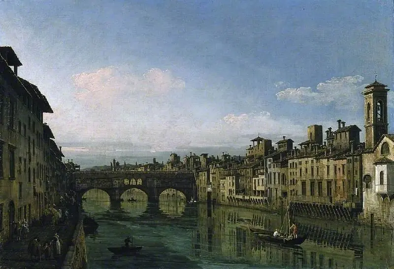 The Arno in Florence with the Ponte Vecchio
