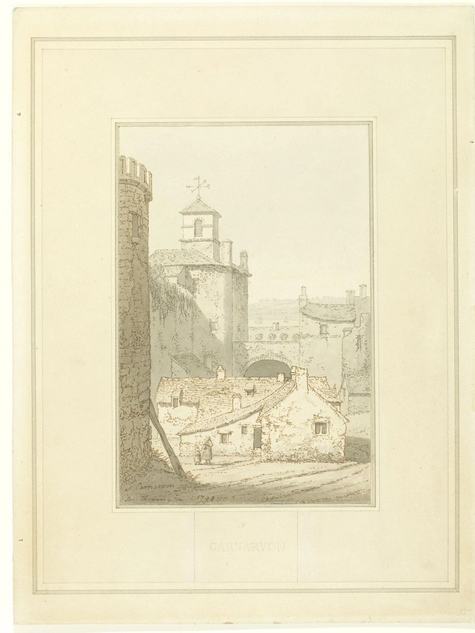 Carnarvon, by Joseph RA Farington, 1791