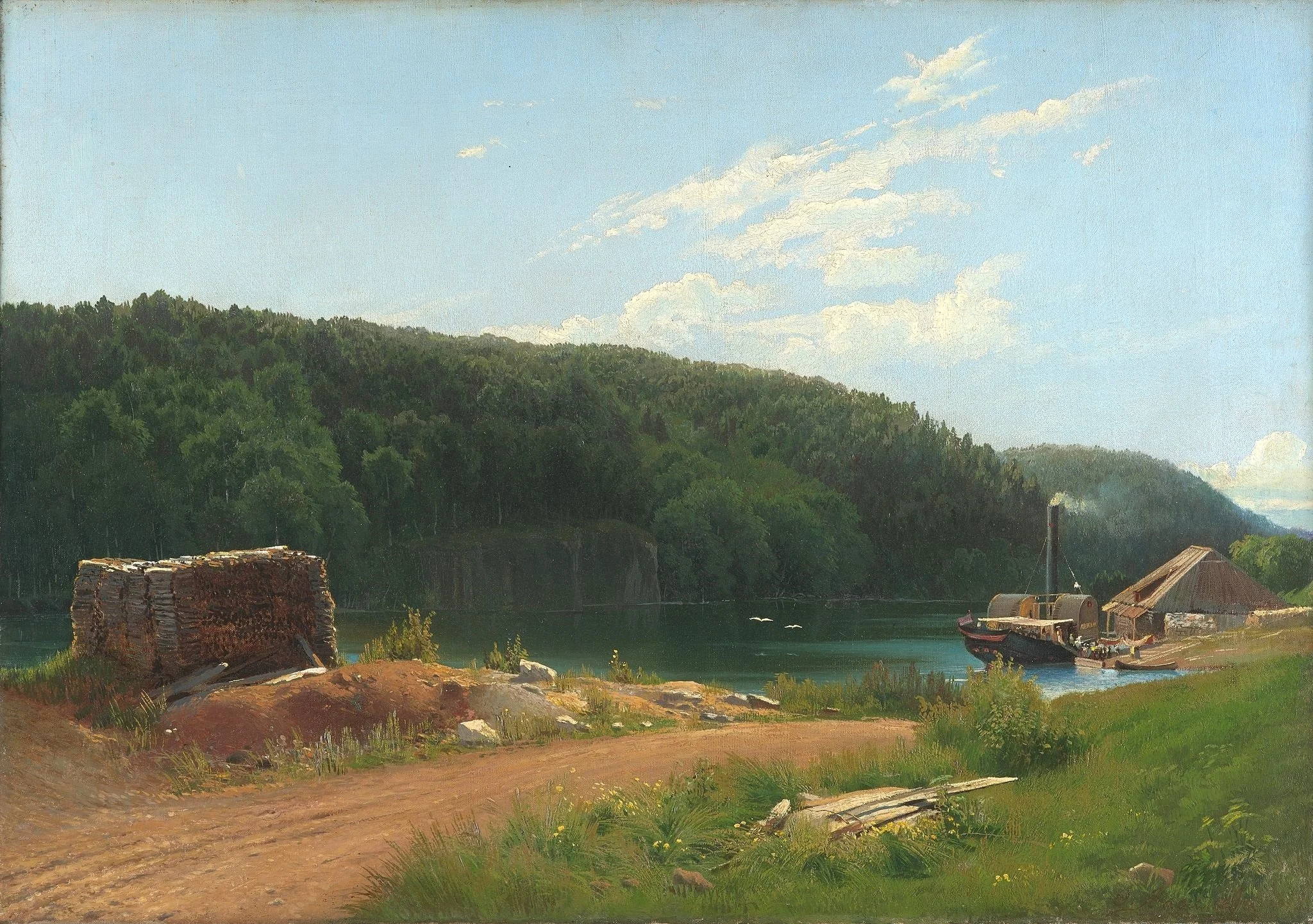 Koe Valaam ewala, by Fyodor Vasilyev, unspecified, 1869