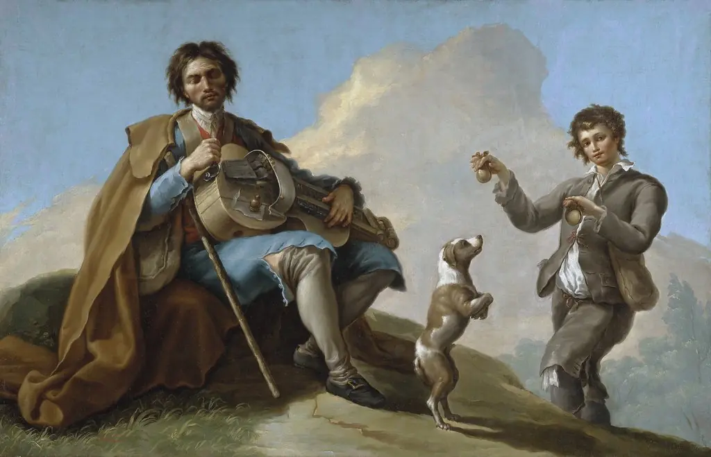 The blind Musician