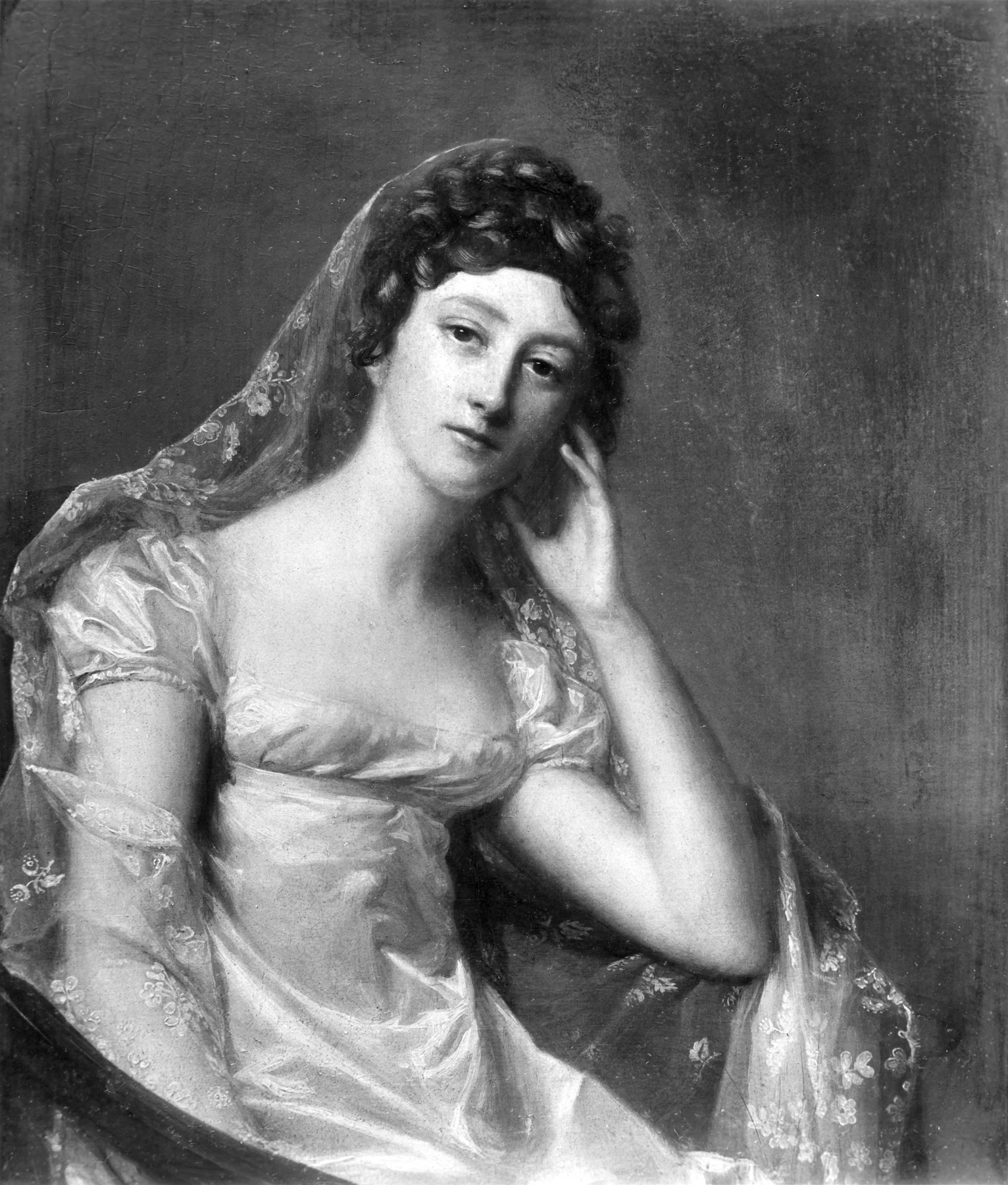 Portrait of Lady Clinton (?), by William Beechey, oil, 1808
