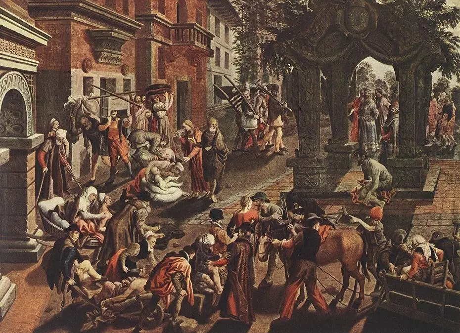 Apostles Peter and John Healing the Sick