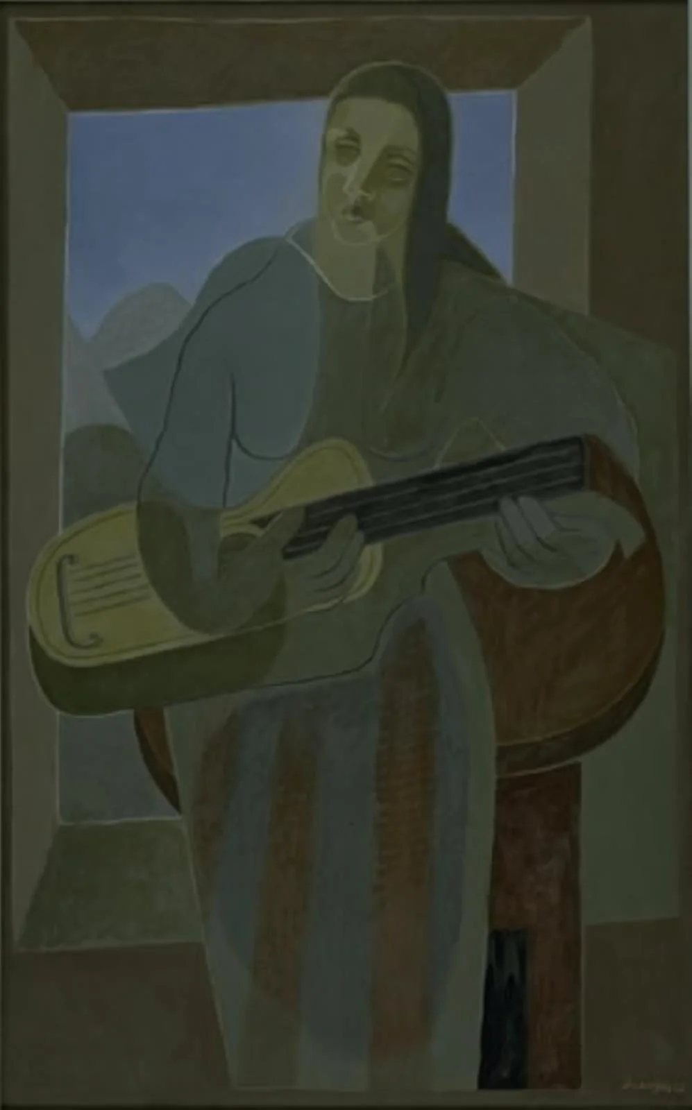 The Guitar Player, by Unknown, 1926