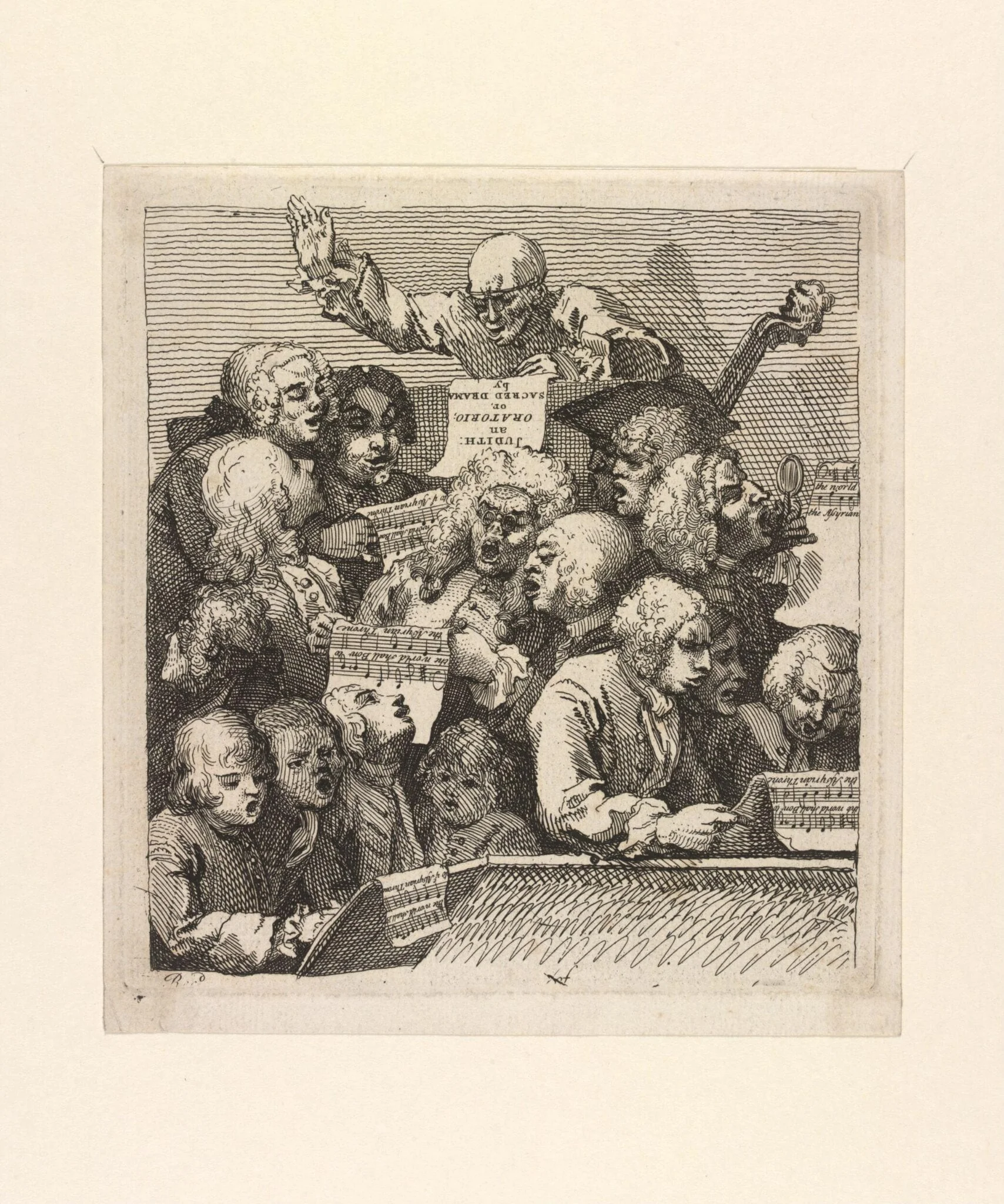 H Beard Print Collection, by William Hogarth, 1732