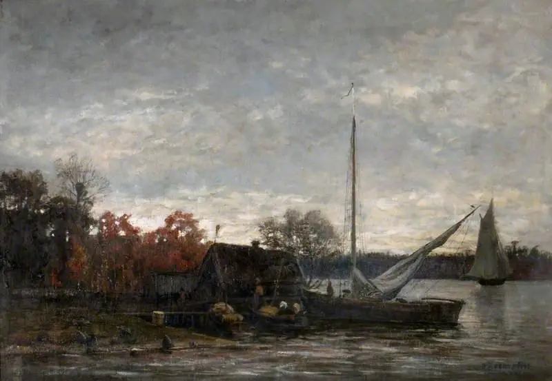 A Swedish Lake Scene