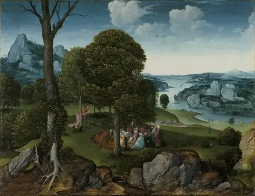 Landscape with St John the Baptist Preaching