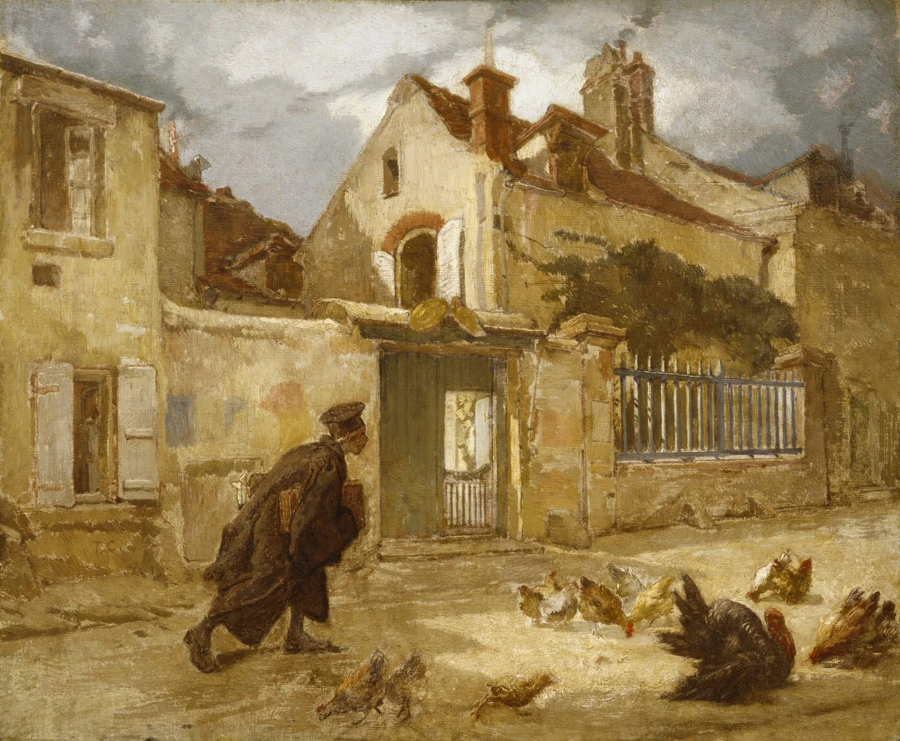 Lawyer Going to Court, by Thomas Couture, oil, 1860