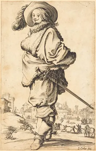 Noble Man with Fur Plastron