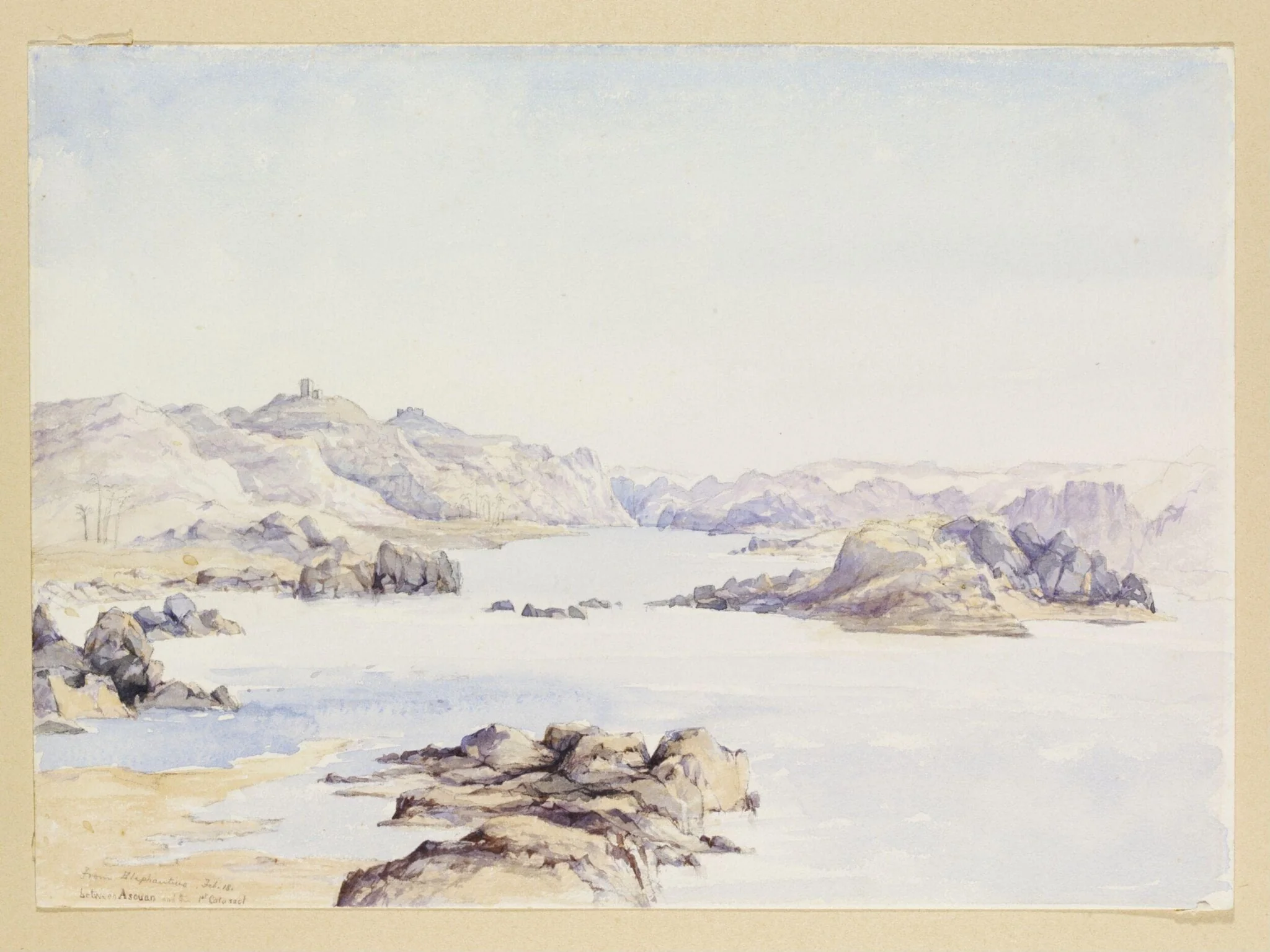 From Elephantine between Asouan and the 1st Cataract