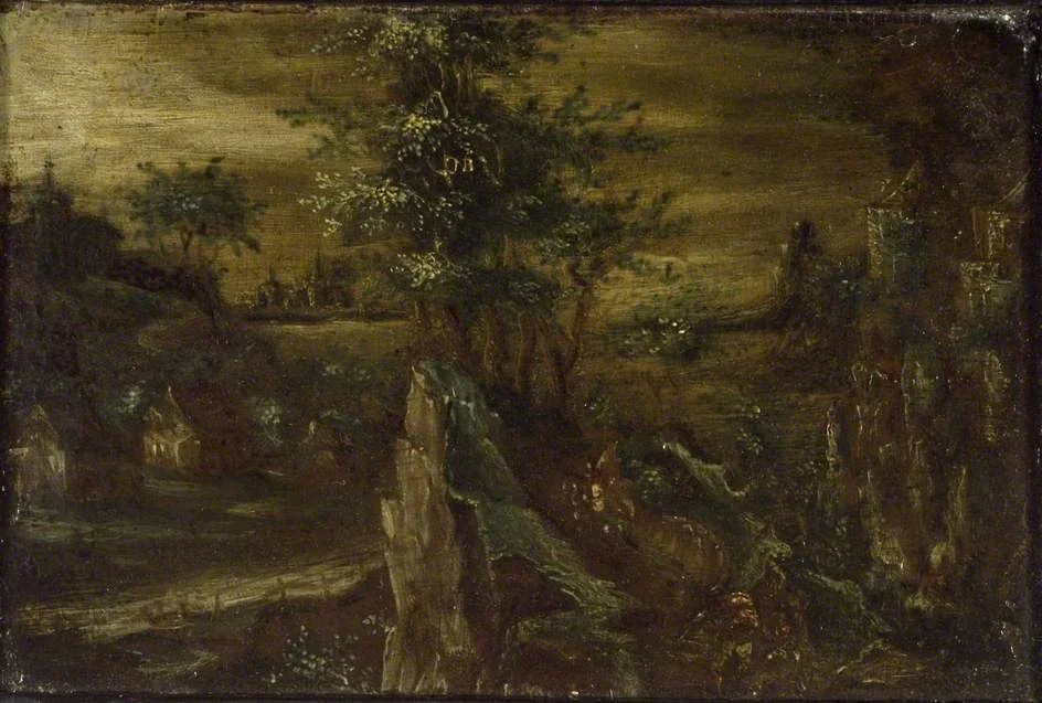 Landscape, by Nathaniel Bacon, unspecified, 1616