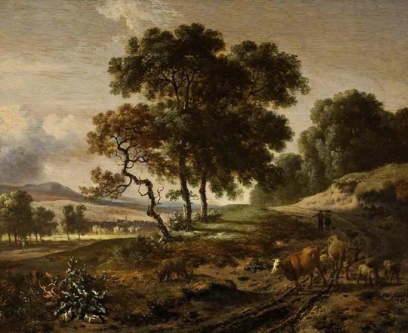 Landscape with cattle