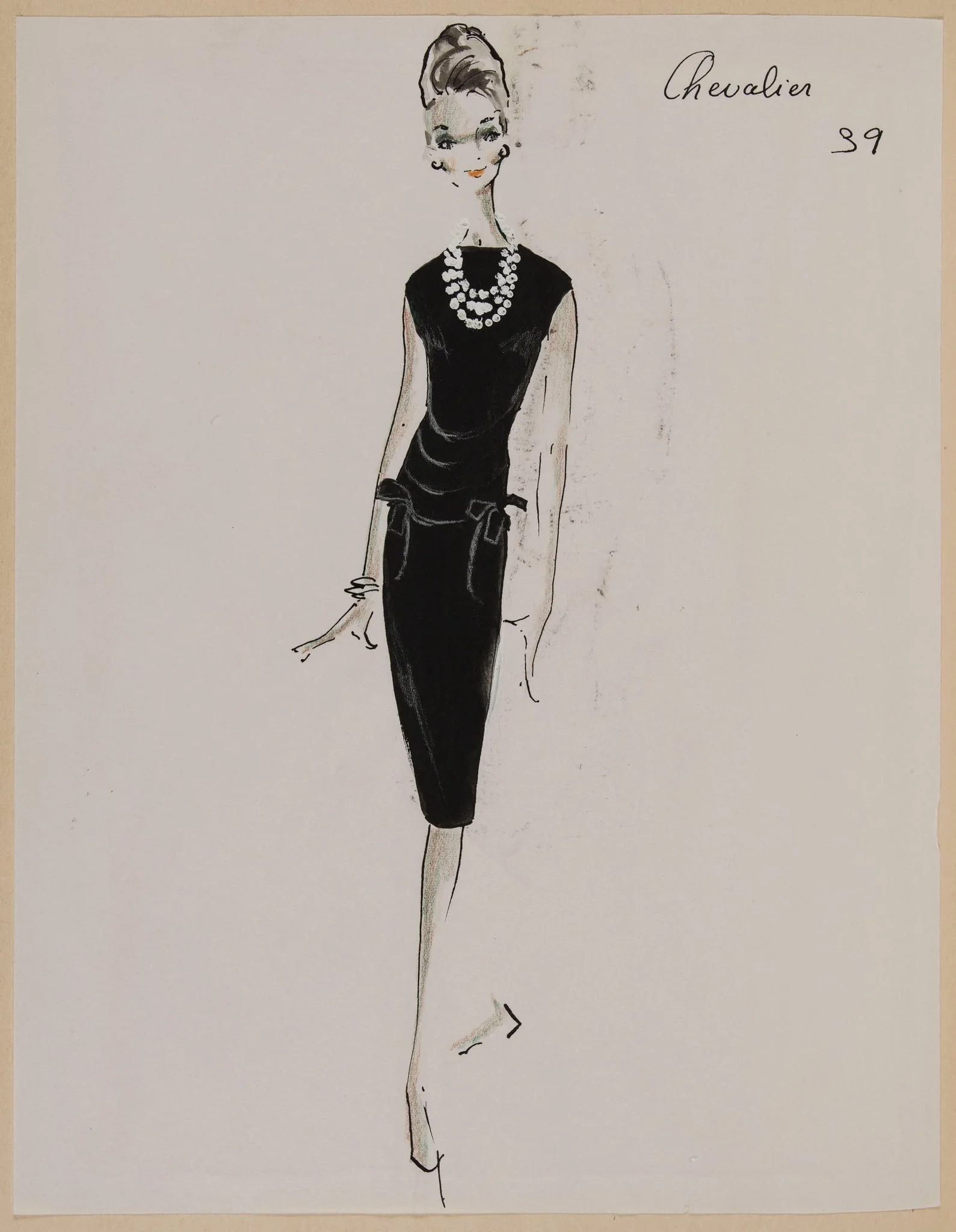 Chevalier, by Marie-Louise Carven, 1960