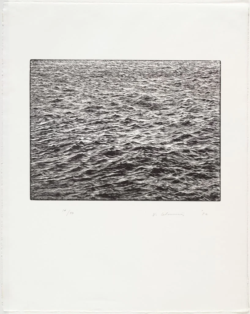Untitled, by Vija Celmins, ink, 1992