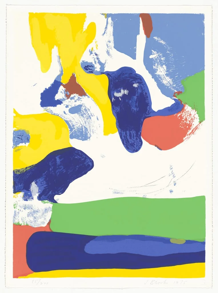 Untitled, by James Brooks, ink, 1975