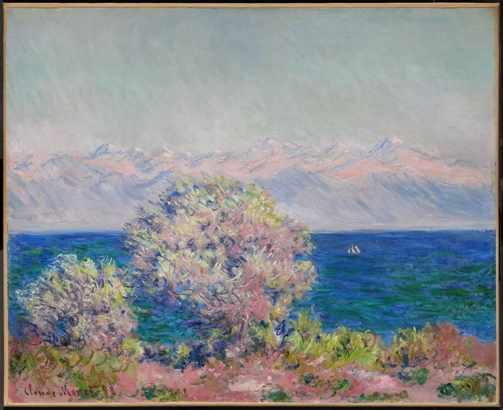 At Cap d'Antibes, Mistral wind