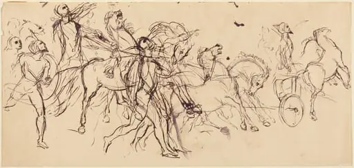 Charioteers (recto and verso)