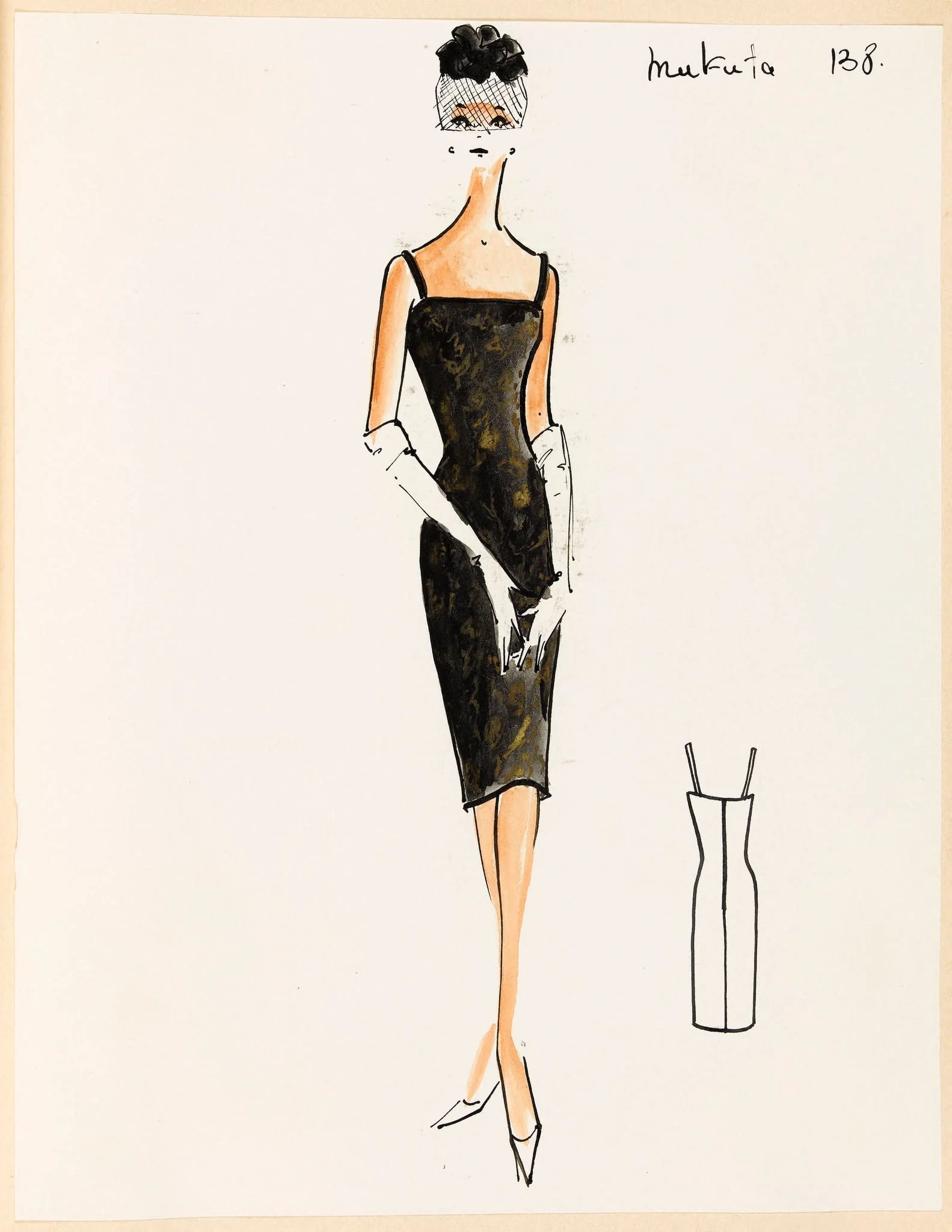 Mukuta, by Carven, 1959