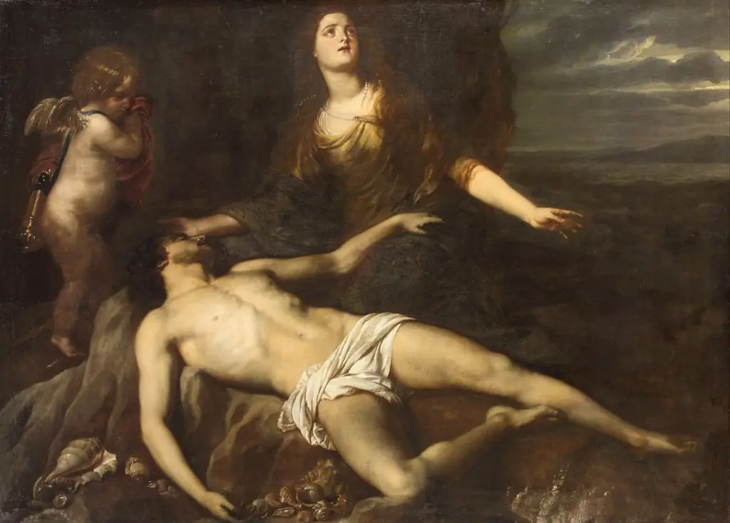 Hero laments the dead Leander