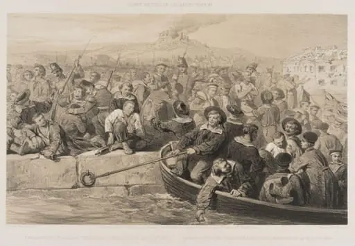 Embarkation of Russian Prisoners at Bomarsund