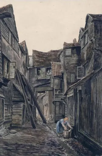 Houses in Little Greenwich, Aldersgate Stree