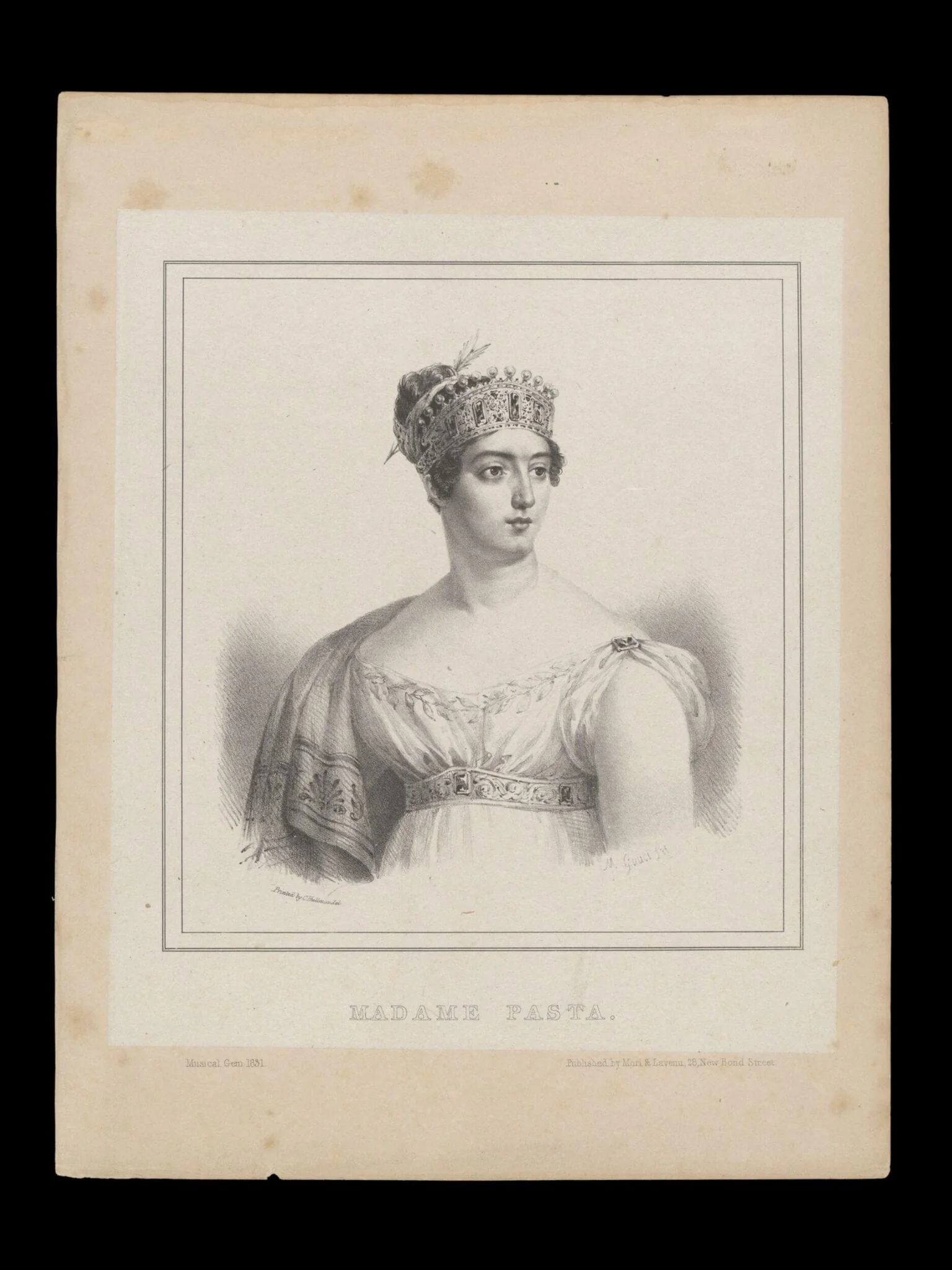 H Beard Print Collection, by Charles Hullmandel, 1831