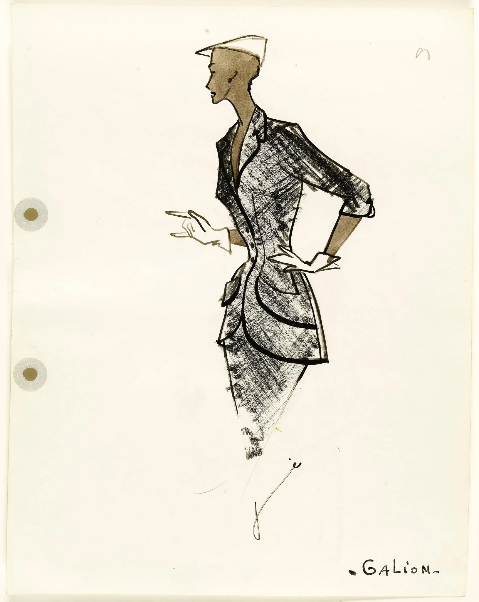 'Galion', by Marie-Louise Carven, 1951