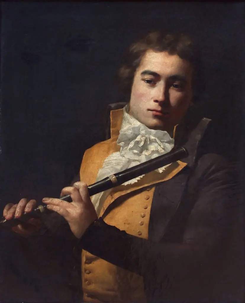 Portrait of flutist François Devienne