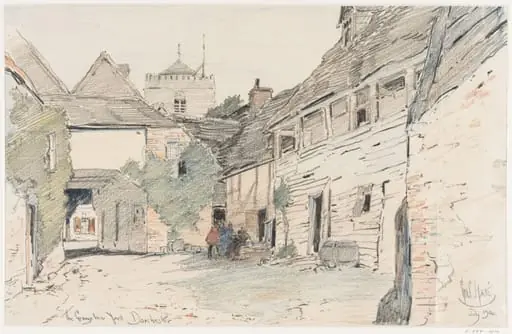 The George Inn Yard, Dorchester.