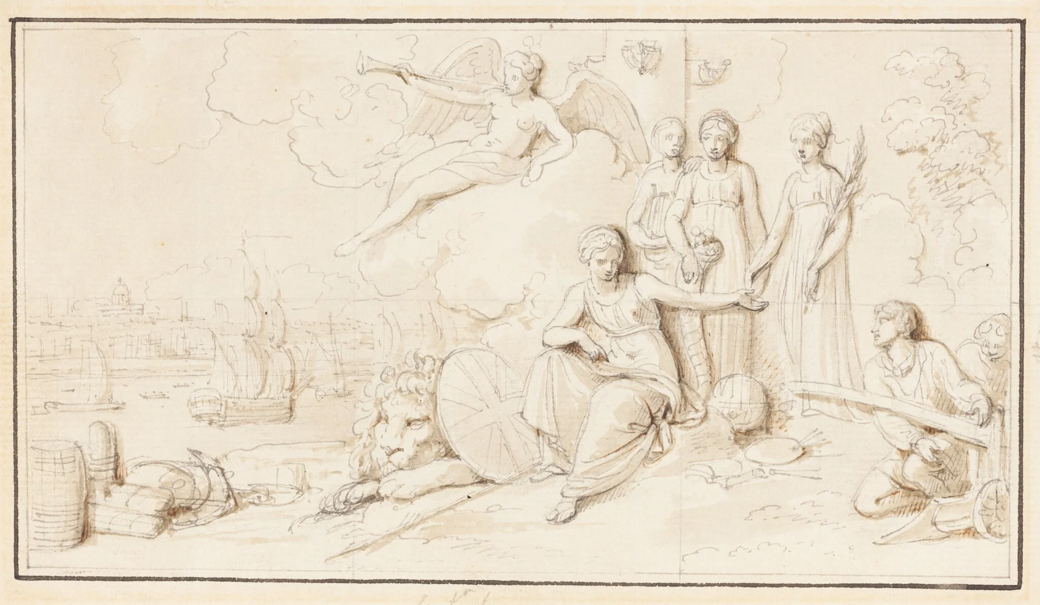 An Allegory of Britain's Mercantile Power